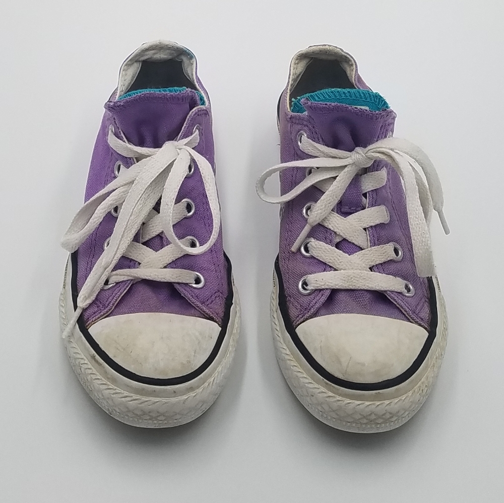 Converse Rainbow Double Tongue Sneakers 1Y - Picture 2 of 6